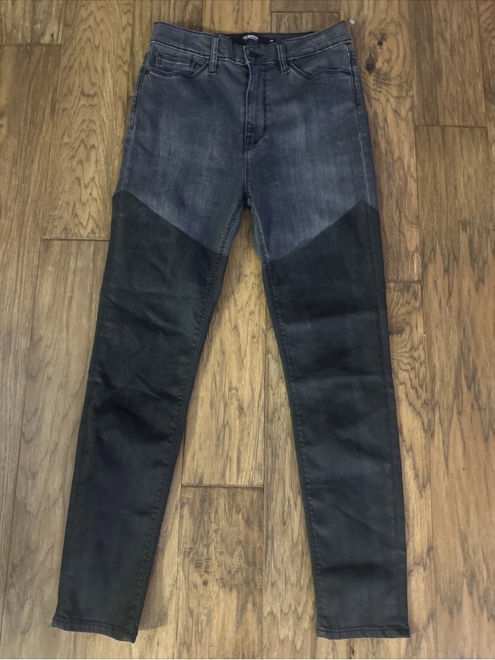 James Jeans Two-Tone Black and Grey Skinny Jeans